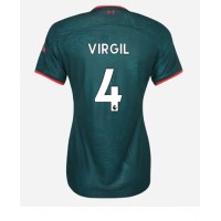 Dres Liverpool Virgil van Dijk #4 Rezervni za Žensko 2022-23 Kratak Rukav
